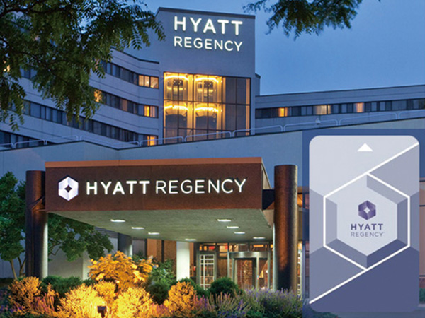 Hyatt Hotel Room Card