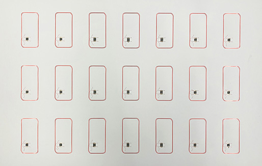 4*8 layout 13.56mhz MIFARE Classic 1K Prelam