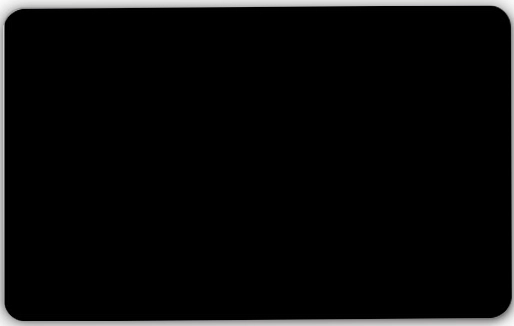 Black Blank Polycarbonate Card