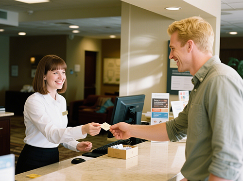 Hotel room card customized pitfall avoidance guide